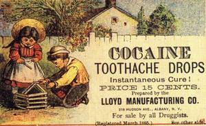 cocaine tooth drops