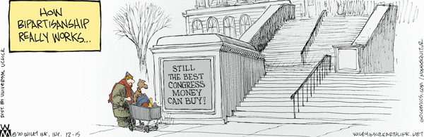 How bipartisanship works -  Still the best Congress money can buy!